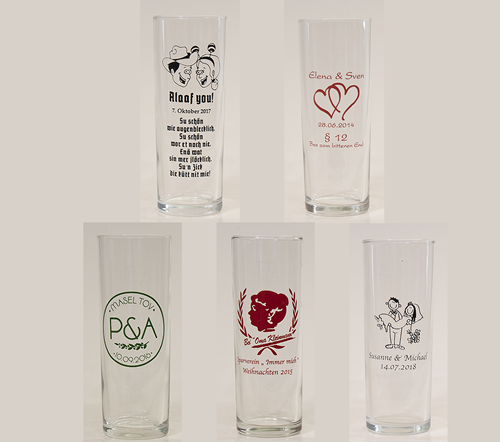 Kölschglasset PS 1101 - 48 Stück 3534 inclusive einfarbigem Druck